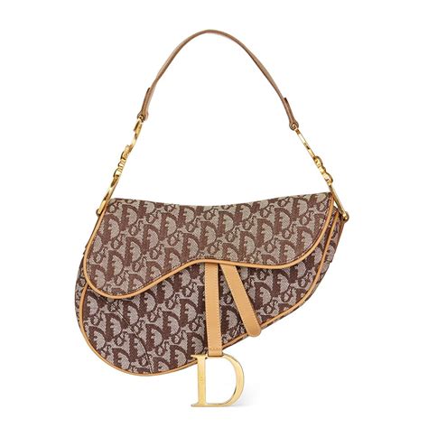 brown dior saddle bag|Dior saddle bag vintage brown.